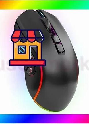Bs игровая проводная мышь best mix x9 с rgb подсветкой (черный) bas77/n