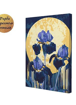 Картина за номерами riviera blanca ірисова повня 28x40 см (rb-1376)
