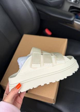Сандалі ugg goldenglow slide кремові us8/25см