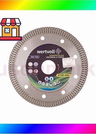 Bs диск алмазный для best mix керамогранита wertvoll universal x-force 125×1.4 мм 24% высота алмазного bas77/n