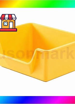 Bs туалет для кішок best mix з лопаткою taotaopets 262207-50 yellow bas77/n