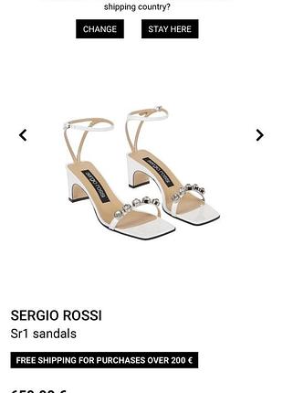 Босоніжки sergio rossi 38