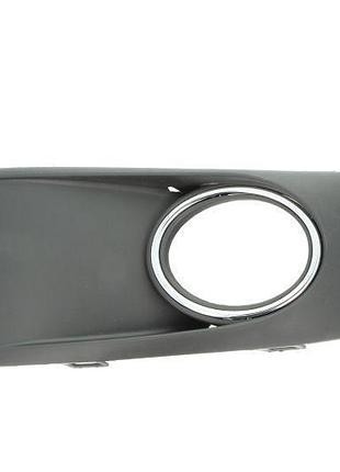Решетка бампера volkswagen caddy/touran 2010-2015, с отв. п/тум., левая, с хромом, avtm, 1t0853665p, 7422 915