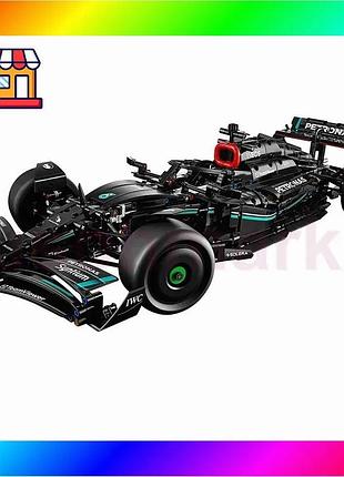 Bs конструктор "mercedes-amg f1" best mix – 1:8, 1642 детали, 63×26×13 см, чёрный суперкар, гоночная м bas77/n