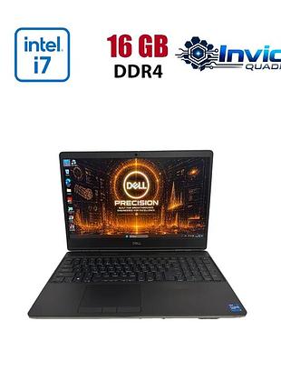 Мобильная рабочая станция б-класс dell precision 7560 / 15.6" (1920x1080) ips / intel core i7-11850h (8 (16) ядер по 2.5 - 4.8