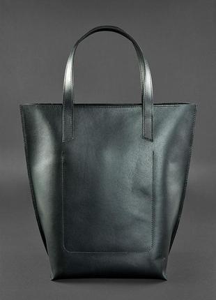 Шкіряна жіноча сумка шоппер, різні кольори4 фото