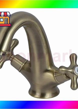 Bs смеситель brenta 1/2" best mix для раковины литой на шпильке corso fe-2a152k (9679004) bas77/n