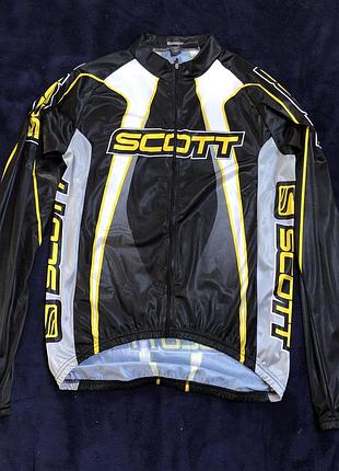 Велоутболка scott длинный рукав