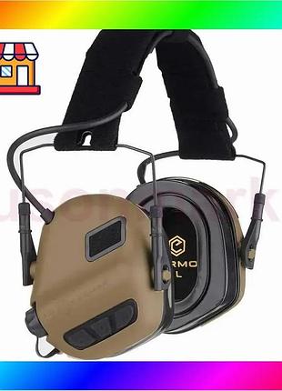 Bs активные защитные наушники best mix earmor m31 plus (койот) bas77/n