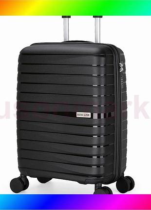 Bs чемодан semi line best mix 20" (s) black (t5794-1) bas77/n