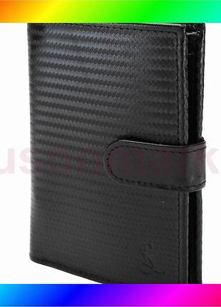 Bs портмоне мужское кожаное best mix semi line rfid black (p8270-0) bas77/n