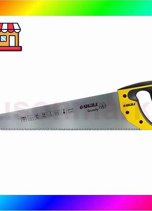 Bs ножовка по дереву best mix 450мм 7tpi grizzly sigma (4400851) bas77/n
