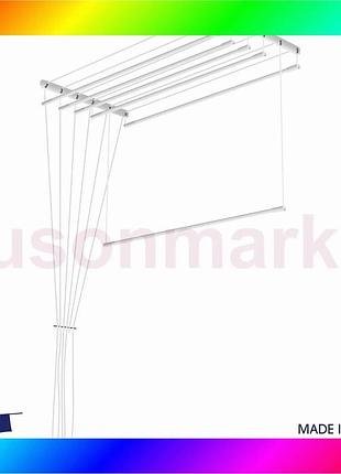 Bs сушарка для білизни best mix настінно-стельова casa si perfect dry 5 x 1.6m white (cs42260v05) bas77/n