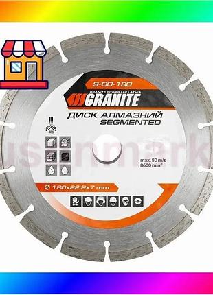 Bs диск алмазний granite best mix segmented 180×2.4 мм 22-24% 8600 об/хв 9-00-180 bas77/n