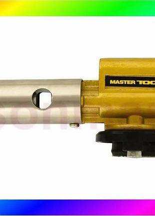 Bs горелка для газового баллона mastertool "огнива" пьезоподжиг/керамическая защита ø 22 мм/1300°с ме bas77/n