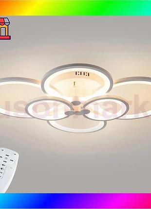 Bs потолочная led люстра, best mix светодиодный светильник sunlight белый 5332/2+2+2 bas77/n