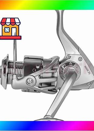 Bs катушка безынерционная yumoshi best mix sc 5000 silver bas77/n