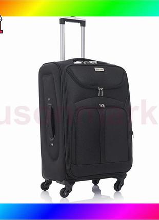 Bs чемодан semi line best mix 24" (m) black (t5961-2) bas77/n