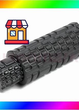 Bs массажный ролик easyfit best mix grid roller double 33 см черный bas77/n