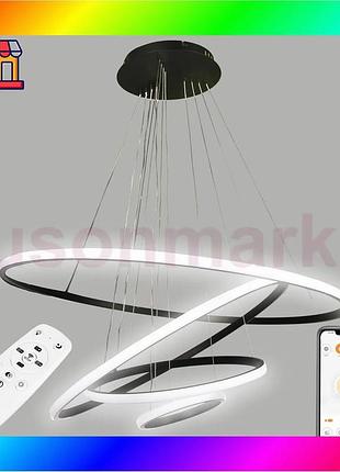 Bs потолочная led люстра, best mix светодиодный светильник черный sunlight 6026/2+4+6+8 bas77/n