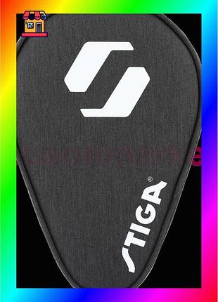 Bs чехол для ракетки best mix stiga batcove eco rival, black (1423-0206-82) bas77/n
