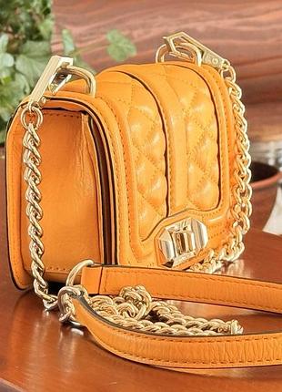Сумка rebecca minkoff, оригінал, шафрановий колір, відмінний стан