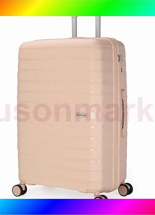 Bs чемодан semi line best mix 28" (l) beige (t5795-3) bas77/n