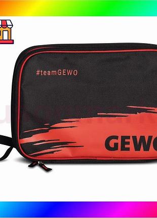 Bs чохол для ракетки best mix gewo double cover wave black/red (109699130) bas77/n