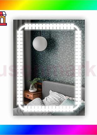 Bs дзеркало з led best mix підсвіткою sr-064 (600х800мм) bas77/n