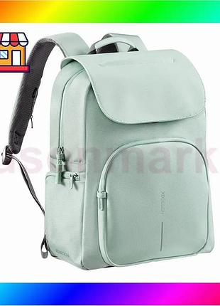 Bs рюкзак городской xd best mix design soft daypack 16л с защитой от краж и порезов (зеленый) bas77/n
