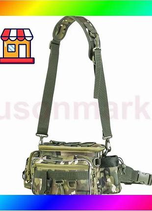 Bs сумка для рыболовных best mix снастей leo 28012 camouflage cp 34*17*16 см bas77/n