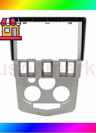 Bs переходная рамка renault best mix logan 2004-2009 dacia logan 2004-2008 (re 038n) 7174 9" silver bas77/n