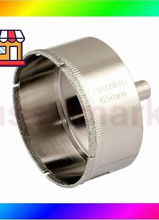 Bs свердло для скла best mix та кераміки granite трубчасте з алмазним напиленням 65 мм 2-01-265 bas77/n