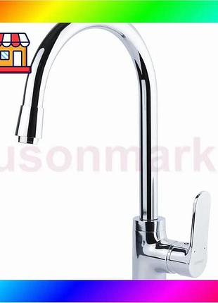 Bs смеситель marmore ø35 best mix для кухни j-излив на гайке corso db-4b138c (9623100) bas77/n