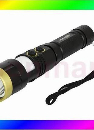 Bs фонарь магнитный wertvoll best mix 8 режимов led+white/red/blue ip44 li-ion 2000 mah/t 7000 k/300 l bas77/n
