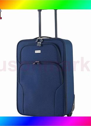 Bs чемодан semi line best mix 20" (s) blue (t5681-1) bas77/n