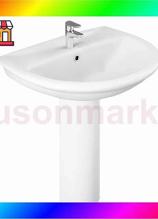 Bs раковина и ножка best mix rak ceramics karla 60.5x83.5x48.5см (rak0011) белый bas77/n