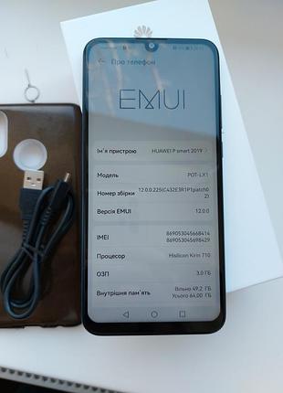 Huawei p smart 2019 3/64gb aurora blue 2