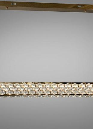 Светодиодная подвесная люстра diasha 7891/1000s-gold 43вт