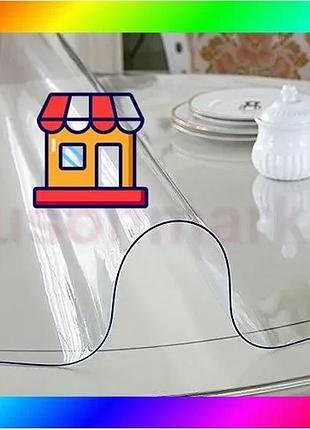 Bs мягкое стекло прозрачная best mix силиконовая скатерть на стол soft glass защита для мебели 1.4х1.0 bas77/n
