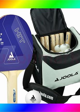 Bs набір для настільного best mix тенісу joola bag set hit 14 bats 30 balls (54839) bas77/n