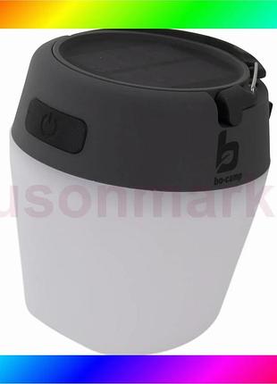 Bs фонарь кемпинговый bo-camp best mix wega powerbank solar 180 lumen white/grey/black (5818735) bas77/n