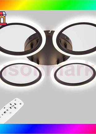 Bs потолочная led люстра, best mix светодиодный светильник sunlight черный 6326/4s bas77/n