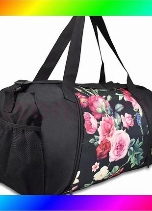 Bs сумка дорожная semi best mix line 45 black print (a3007-1) bas77/n
