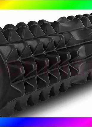 Bs масажний ролик easyfit best mix solid roller v.1.2s 33х13 см чорний bas77/n