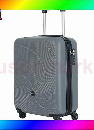 Bs чемодан semi line best mix 20" (s) graphite (t5924-1) bas77/n
