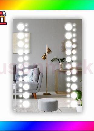 Bs дзеркало з led best mix підсвіткою sr-020 (600х800мм) bas77/n