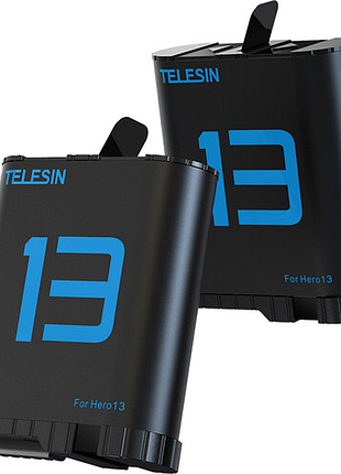 Акумулятор gopro 13 telesin enduro 1900 mah батарея нова та якісна