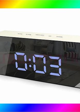 Bs часы настольные technoline best mix wt475 white/black mirror (wt475) bas77/n
