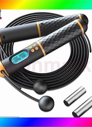Bs розумна скакалка easyfit best mix smartrope 3 м з утяжнювачами (бездротова) bas77/n